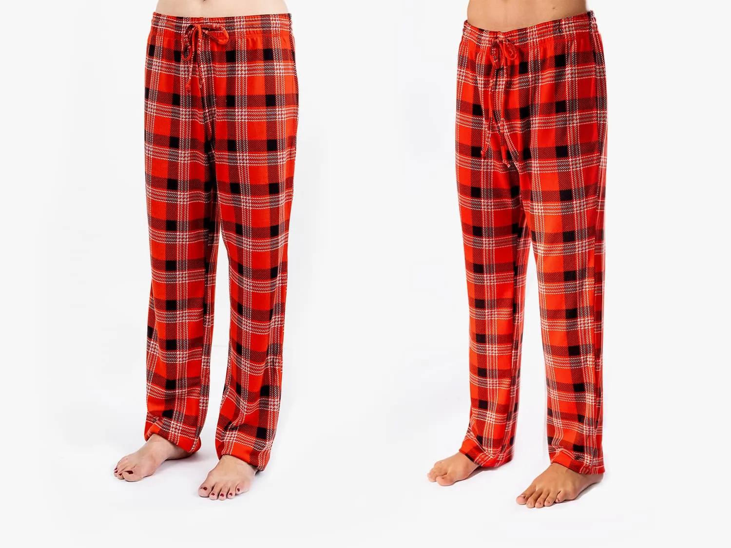 Adults’ Unisex Lounge Pants - Red Plaid