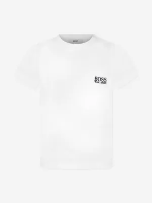 BOSS Baby Boys Cotton Jersey Embroidered Logo T-Shirt