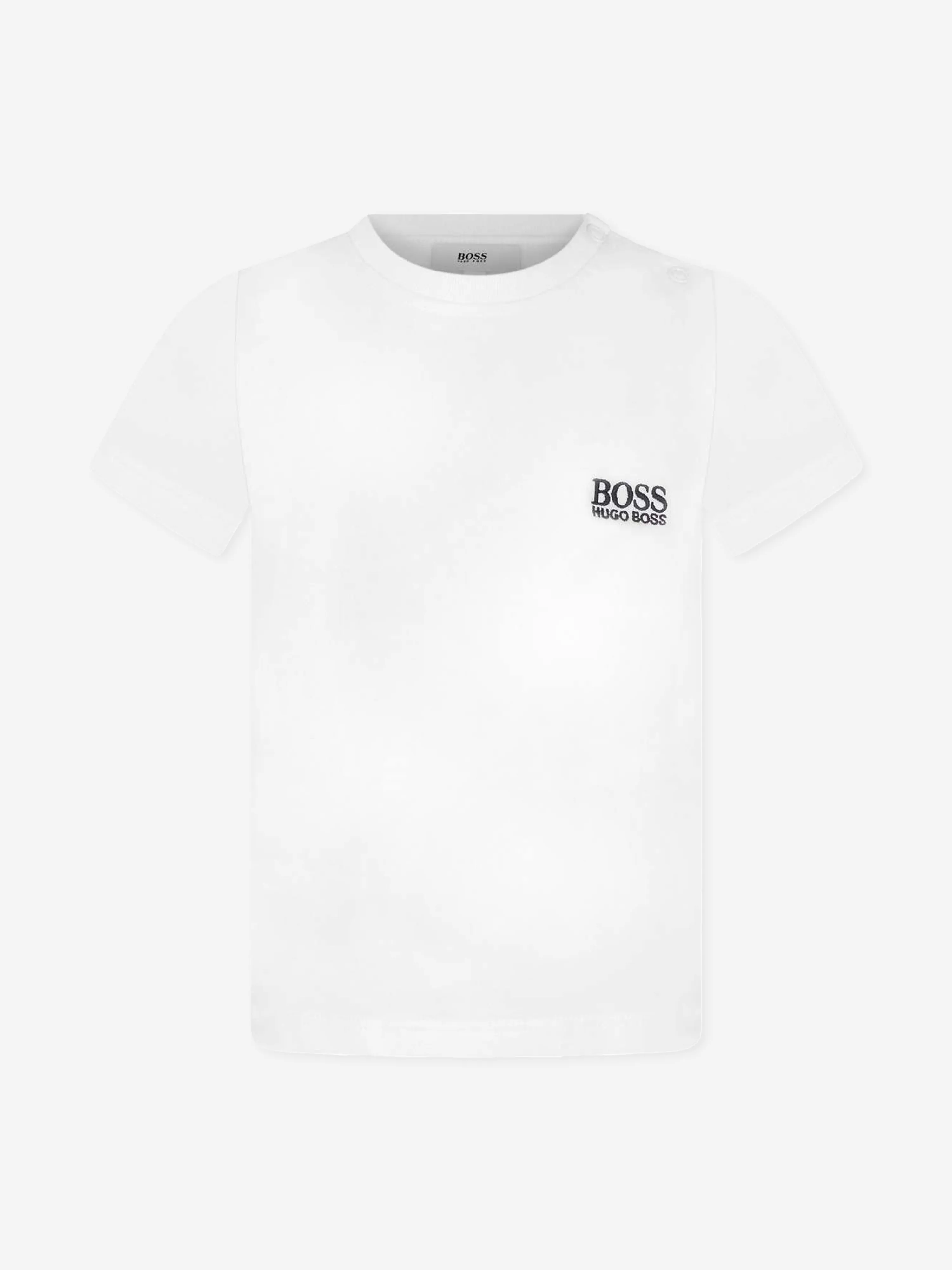 BOSS Baby Boys Cotton Jersey Embroidered Logo T-Shirt