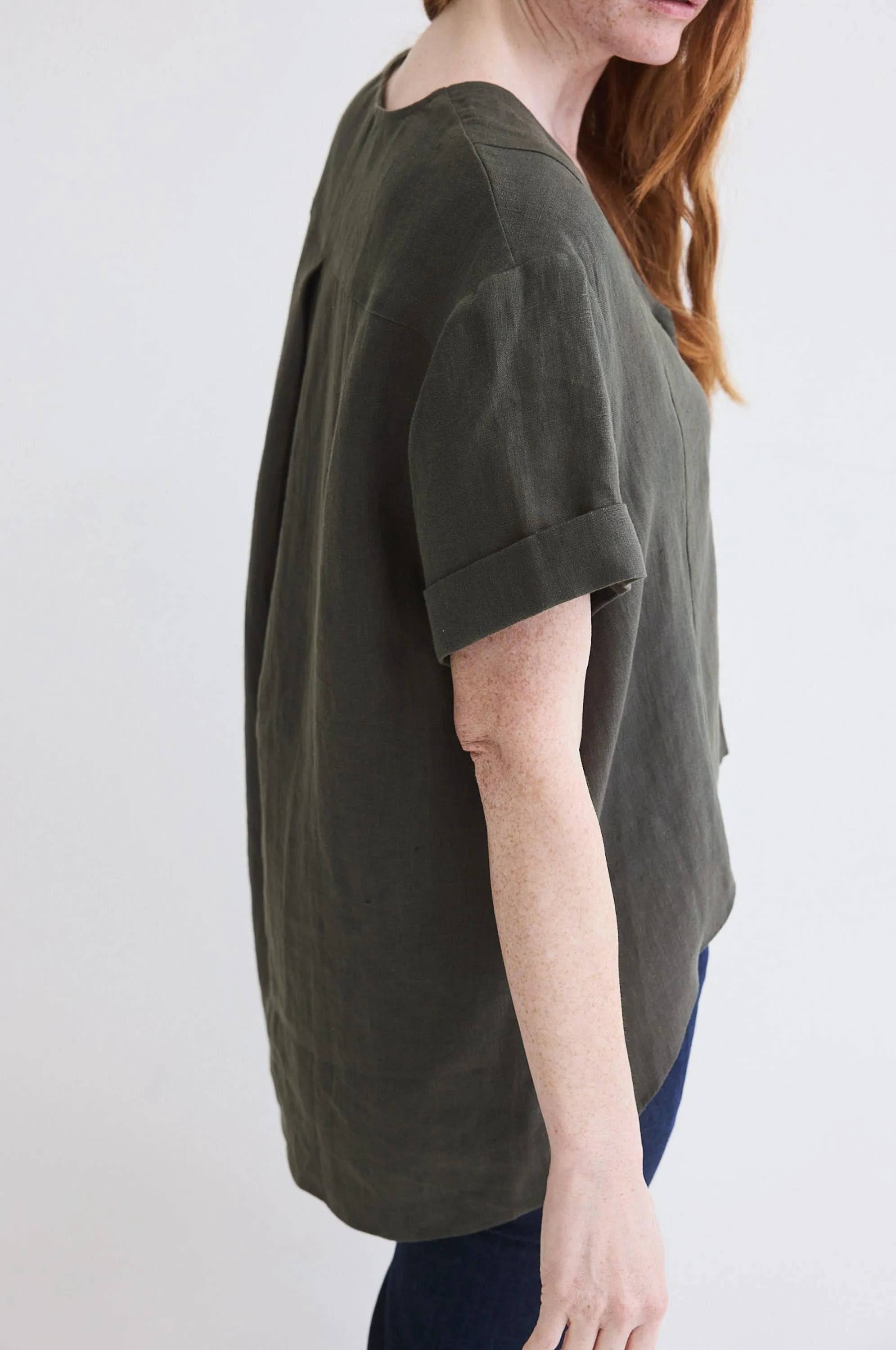 Drifter Oversized Linen Top