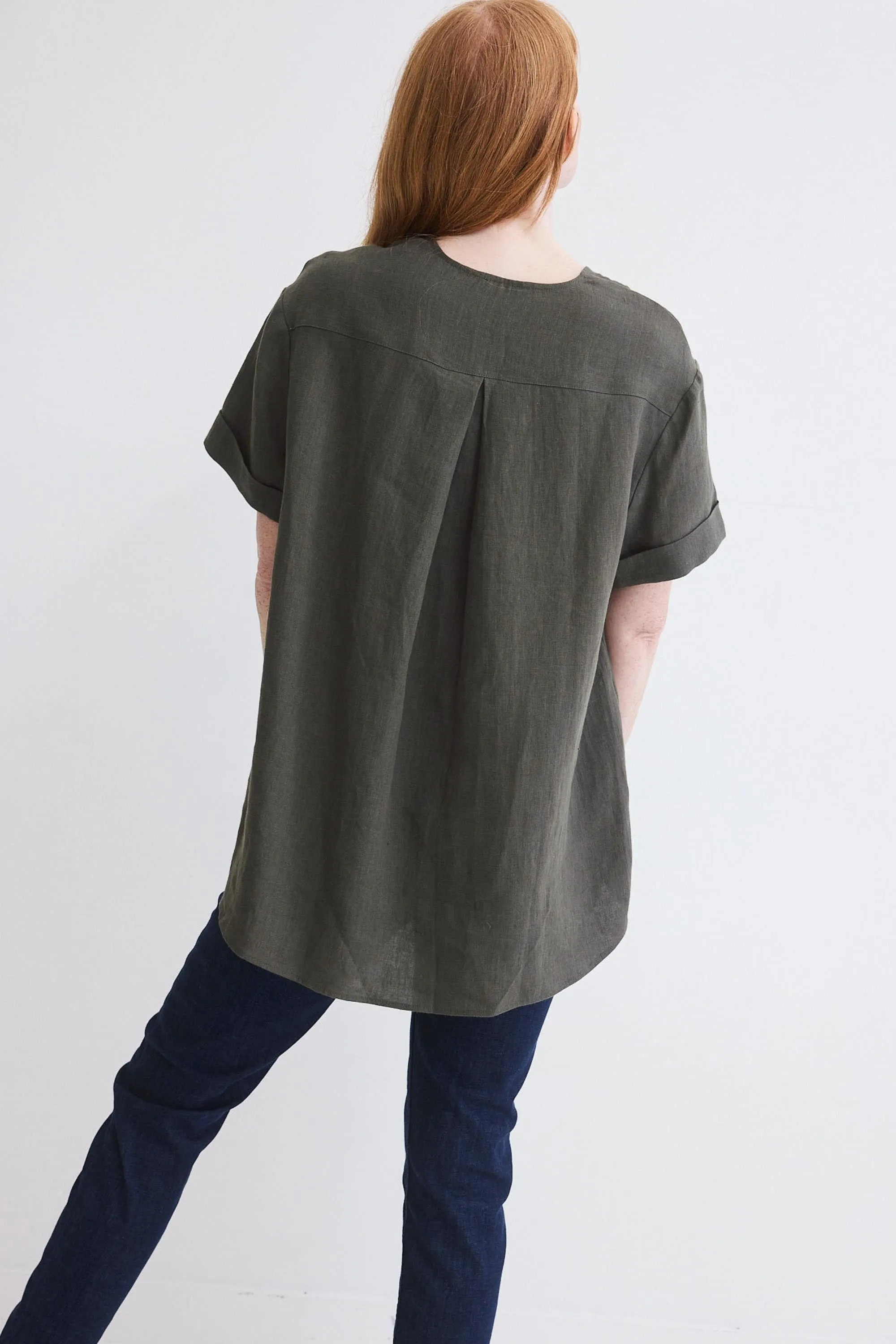 Drifter Oversized Linen Top