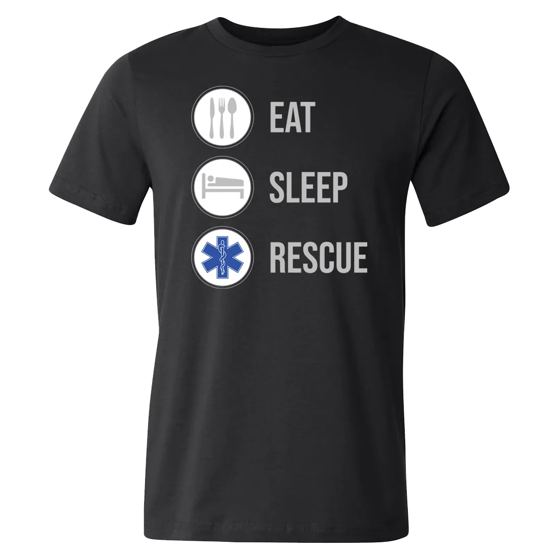 Eat Sleep Rescue EMT T-shirt