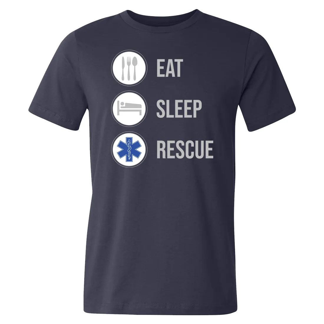 Eat Sleep Rescue EMT T-shirt