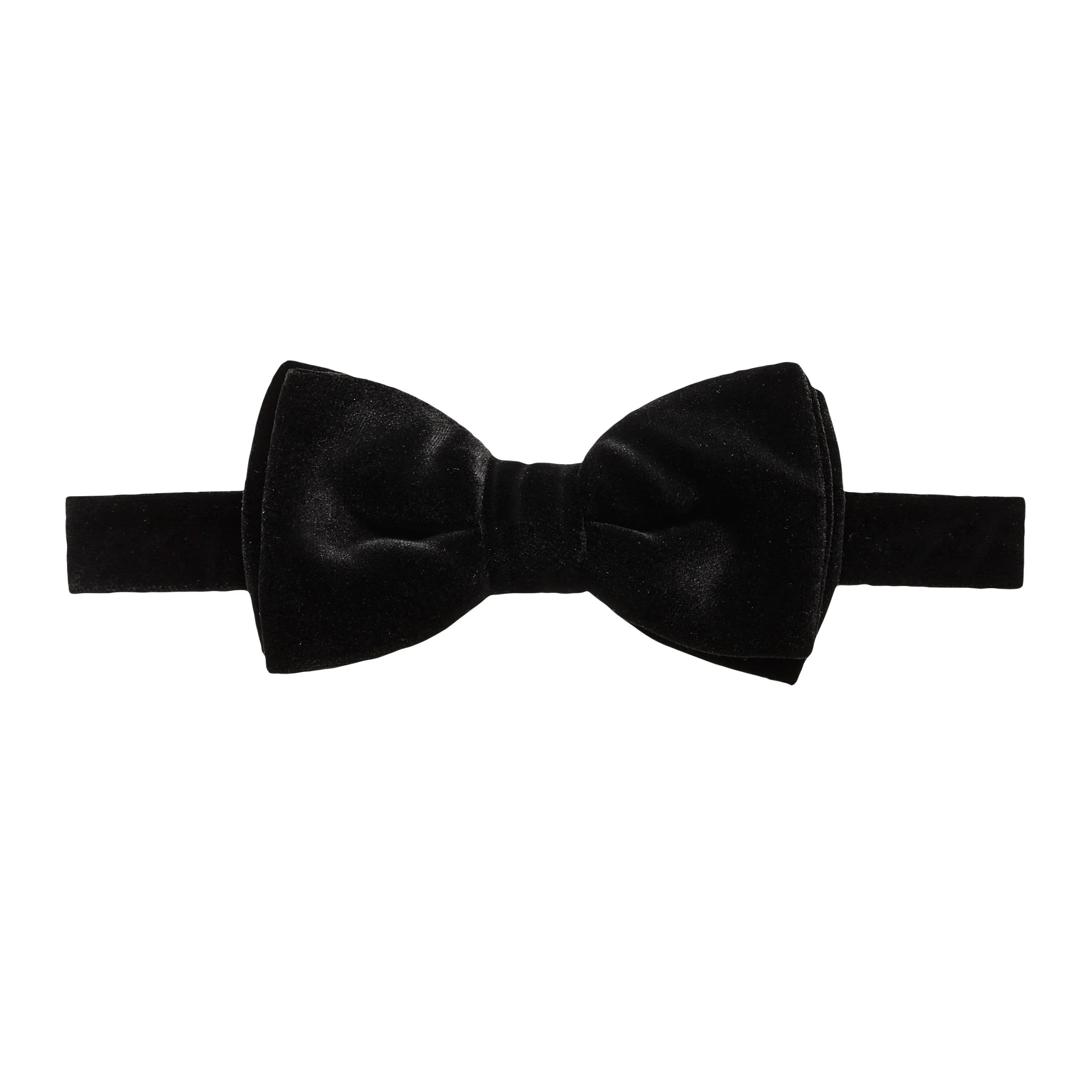 Eton Ready Tied Velvet Bow Tie –  Black
