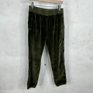 Haider Ackermann Forest Green Velvet Lounge Pants