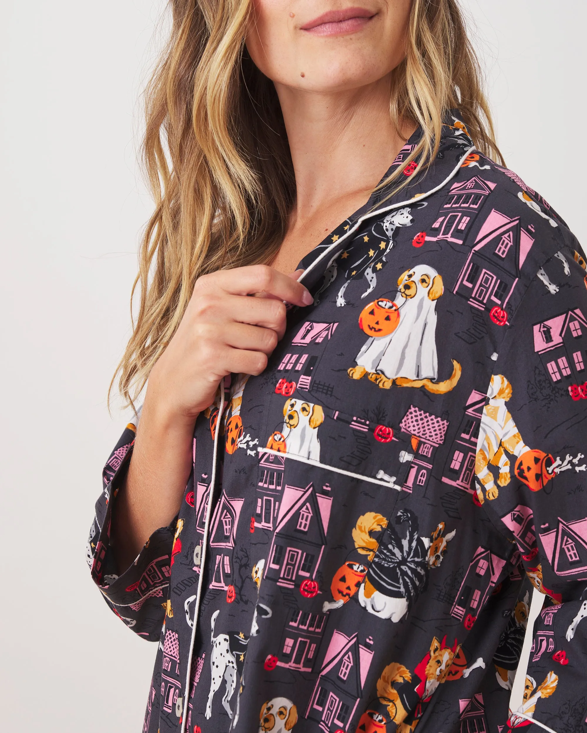 Howloween Night - Sleep Shirt - Moon Rock