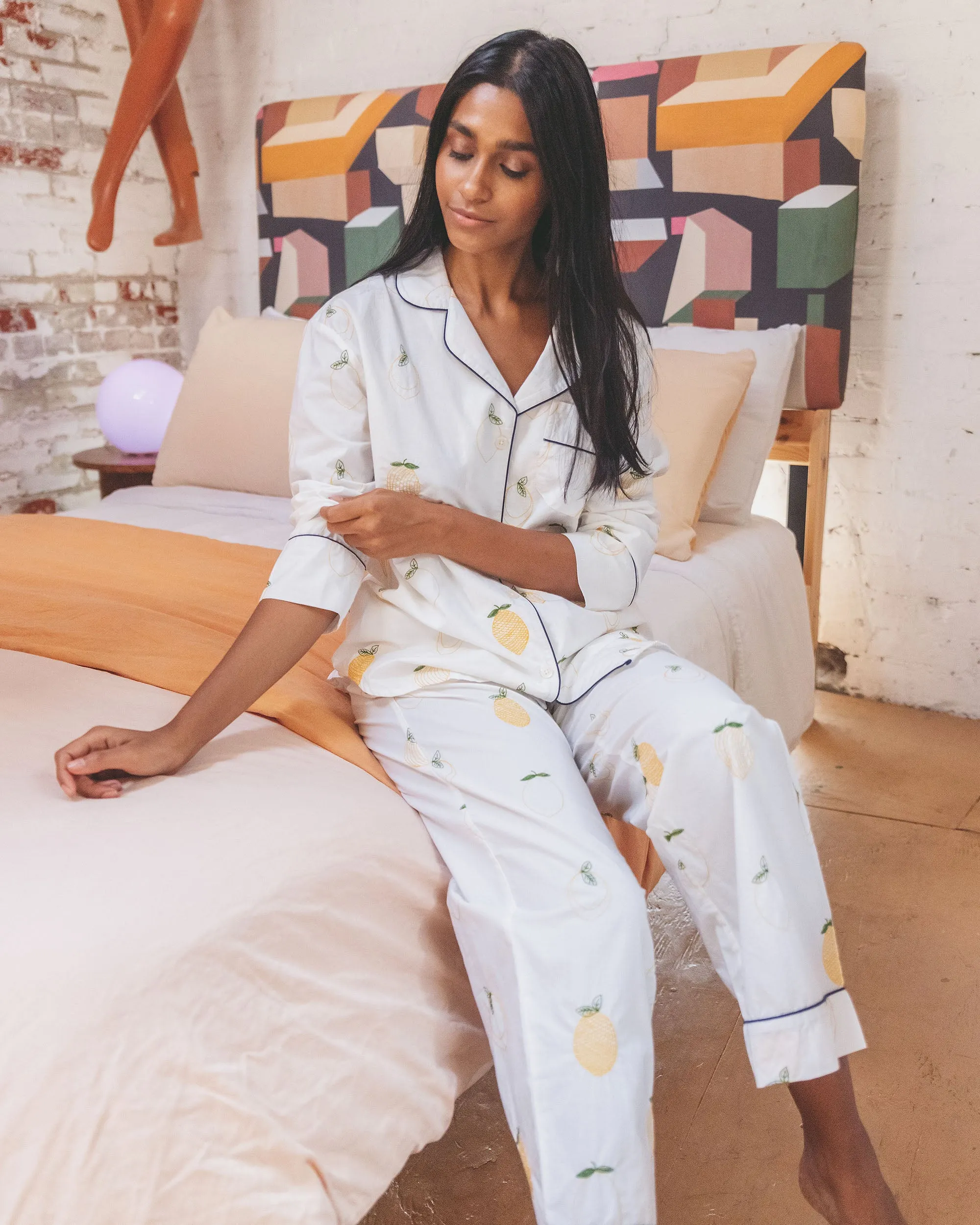 Lemon Drop - Long Sleep Set - Cloud