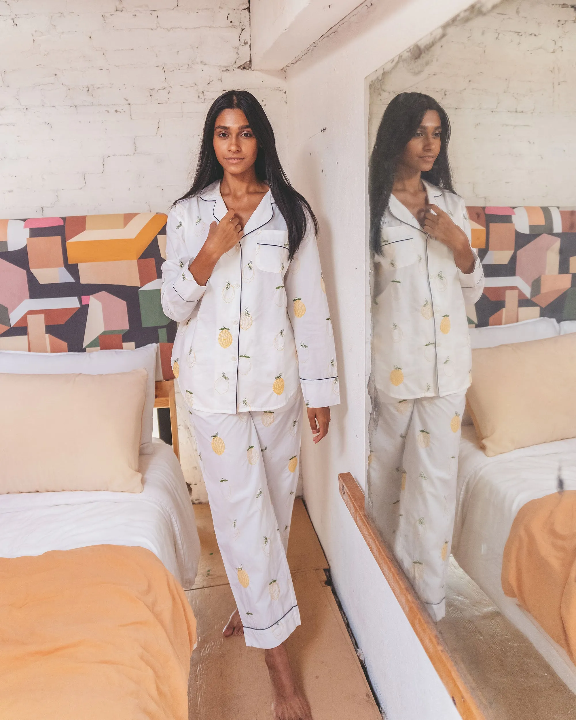 Lemon Drop - Long Sleep Set - Cloud