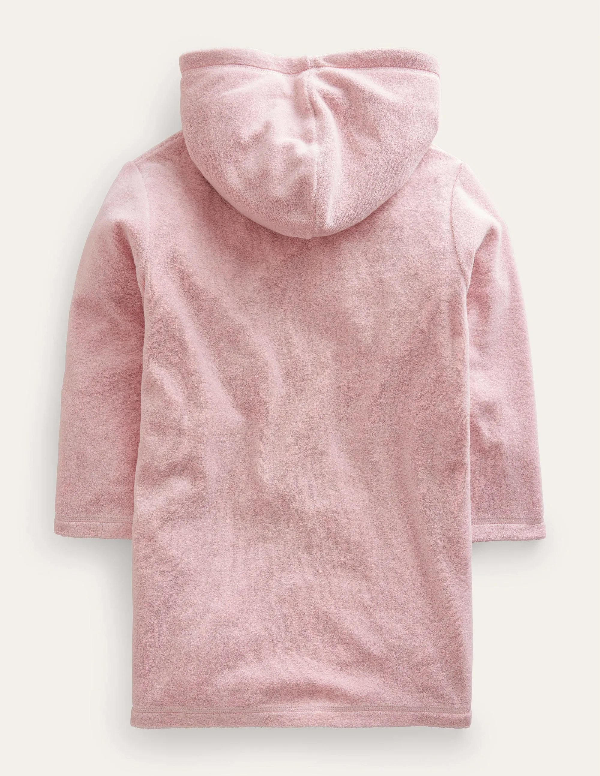 Logo Towelling Dress-French Pink Butterfly