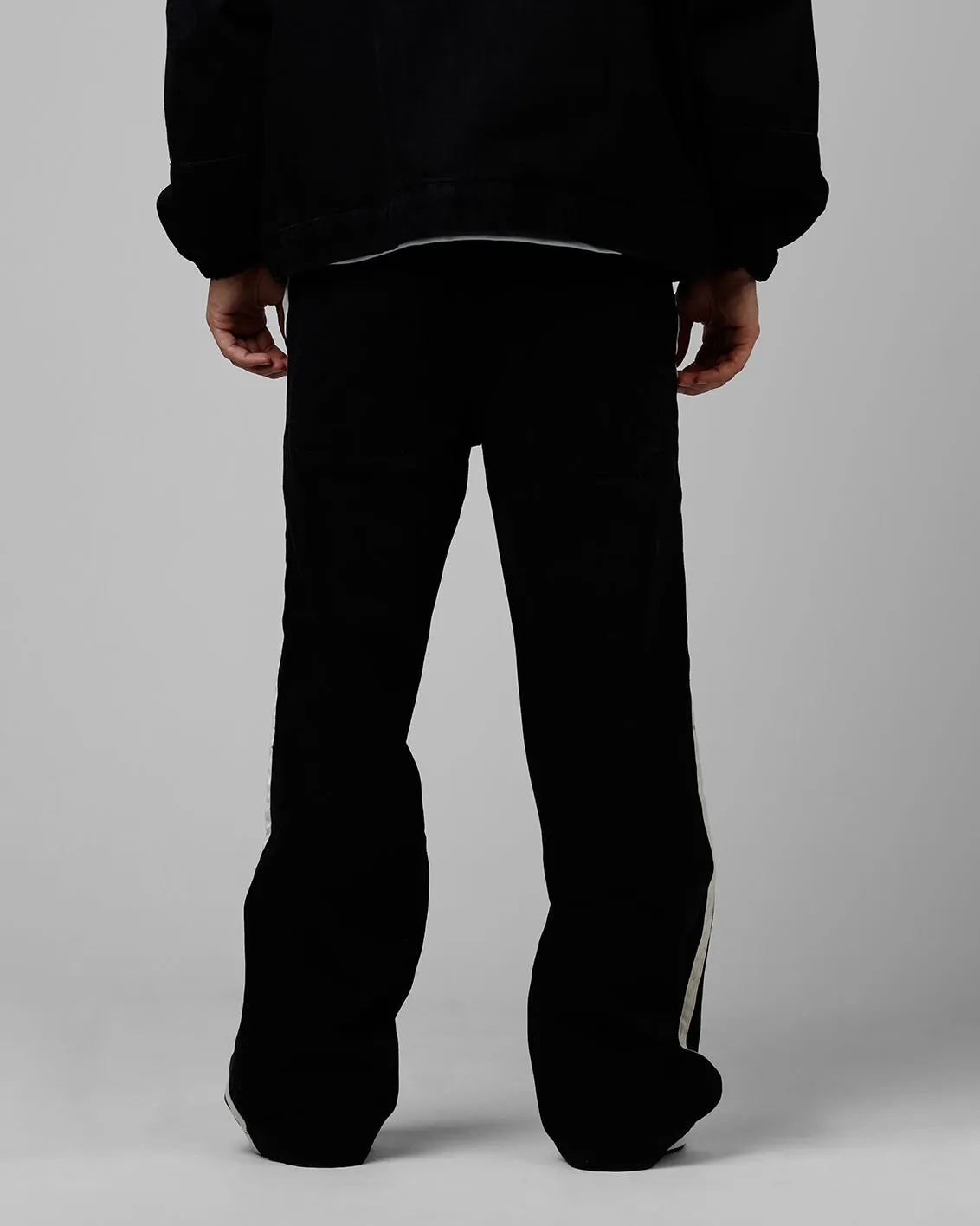Loiter Track Star Denim Jeans Black