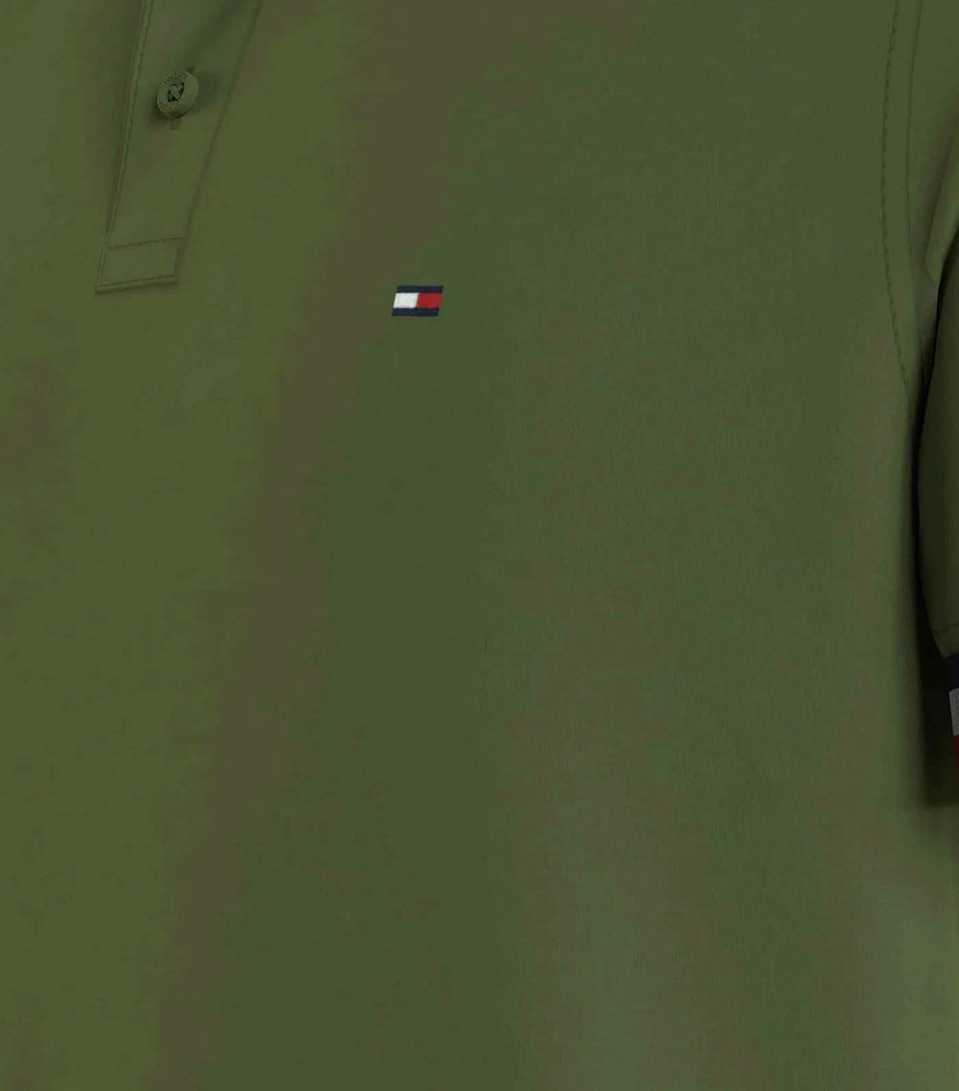 Men's WCC Bold Textured Cuff Regular Polo Shirt Putting Green