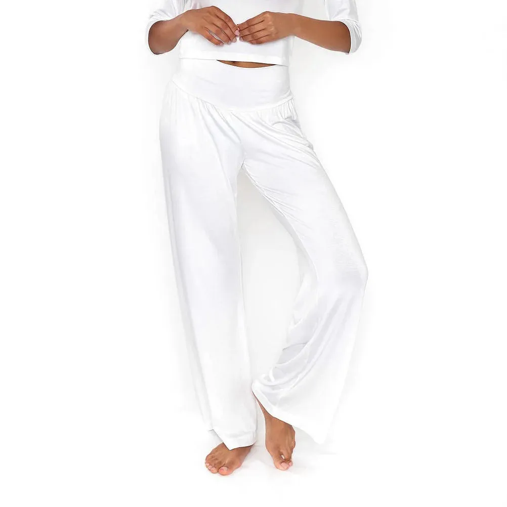 Signature Comfy Modal Lounge Pant in White