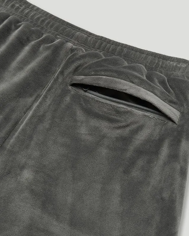 Signature Velour Trackpants Grey