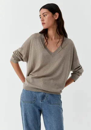Skye Knit Pullover_Stone