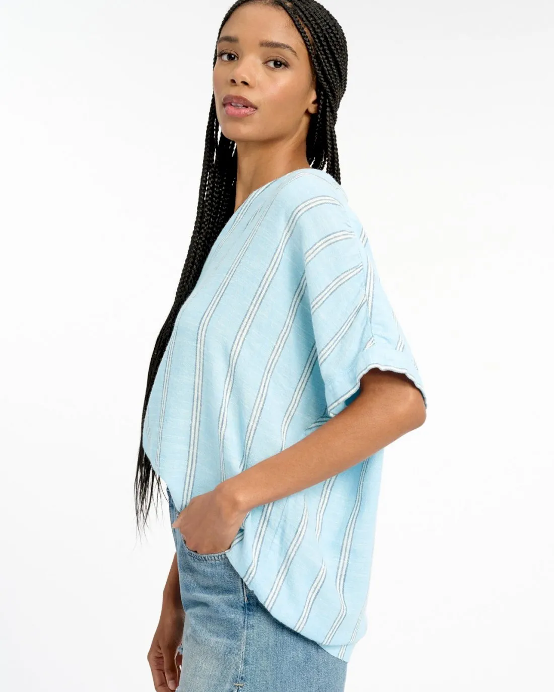 Striped Wynne Blouse