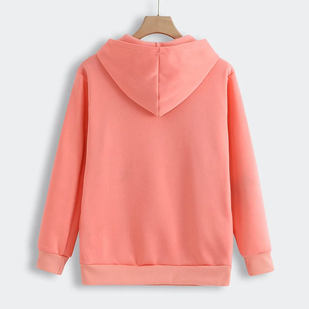 Sweatshirt Cat Lovers Hoodie Kangaroo pocket