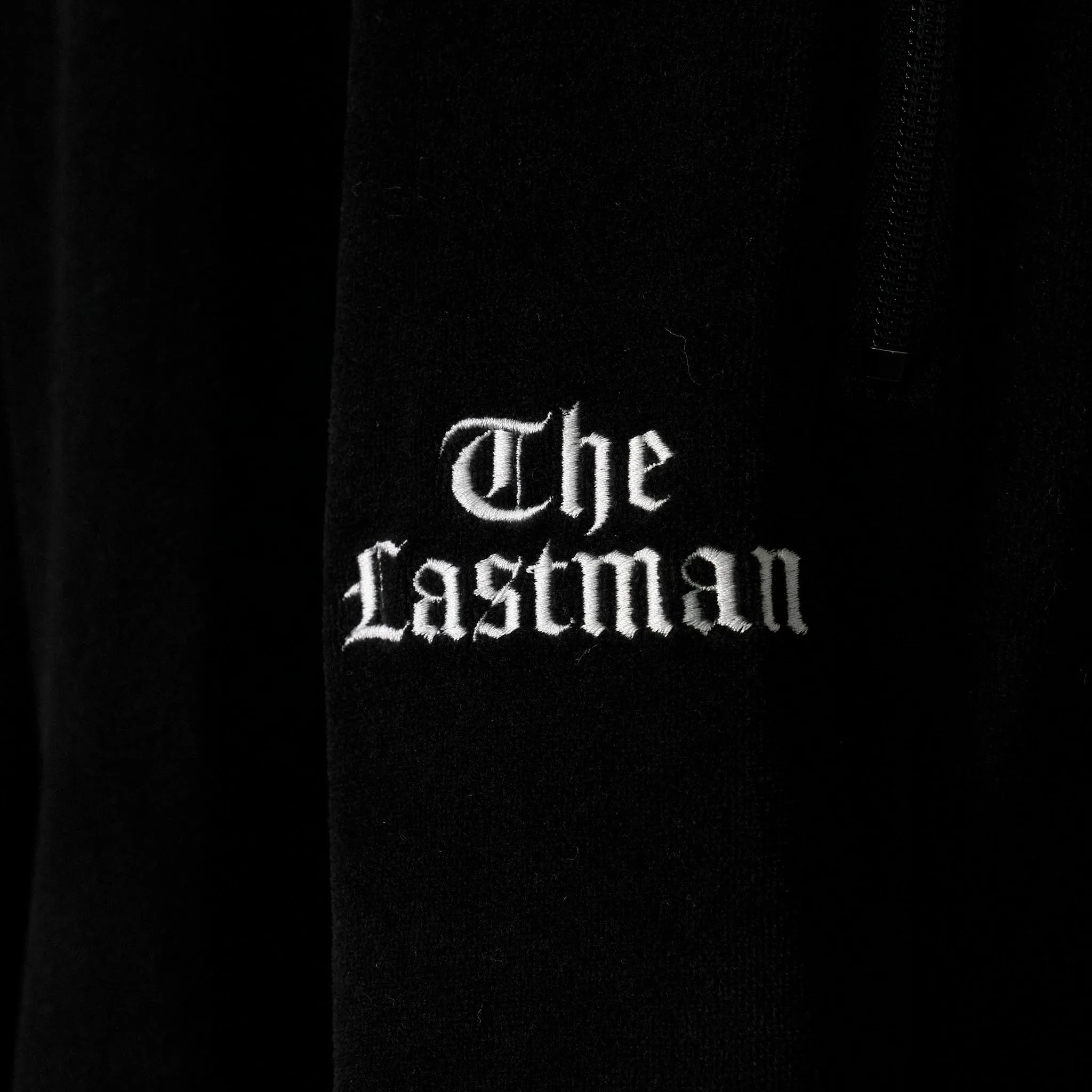 VELOUR TRACK PANTS / BLACK