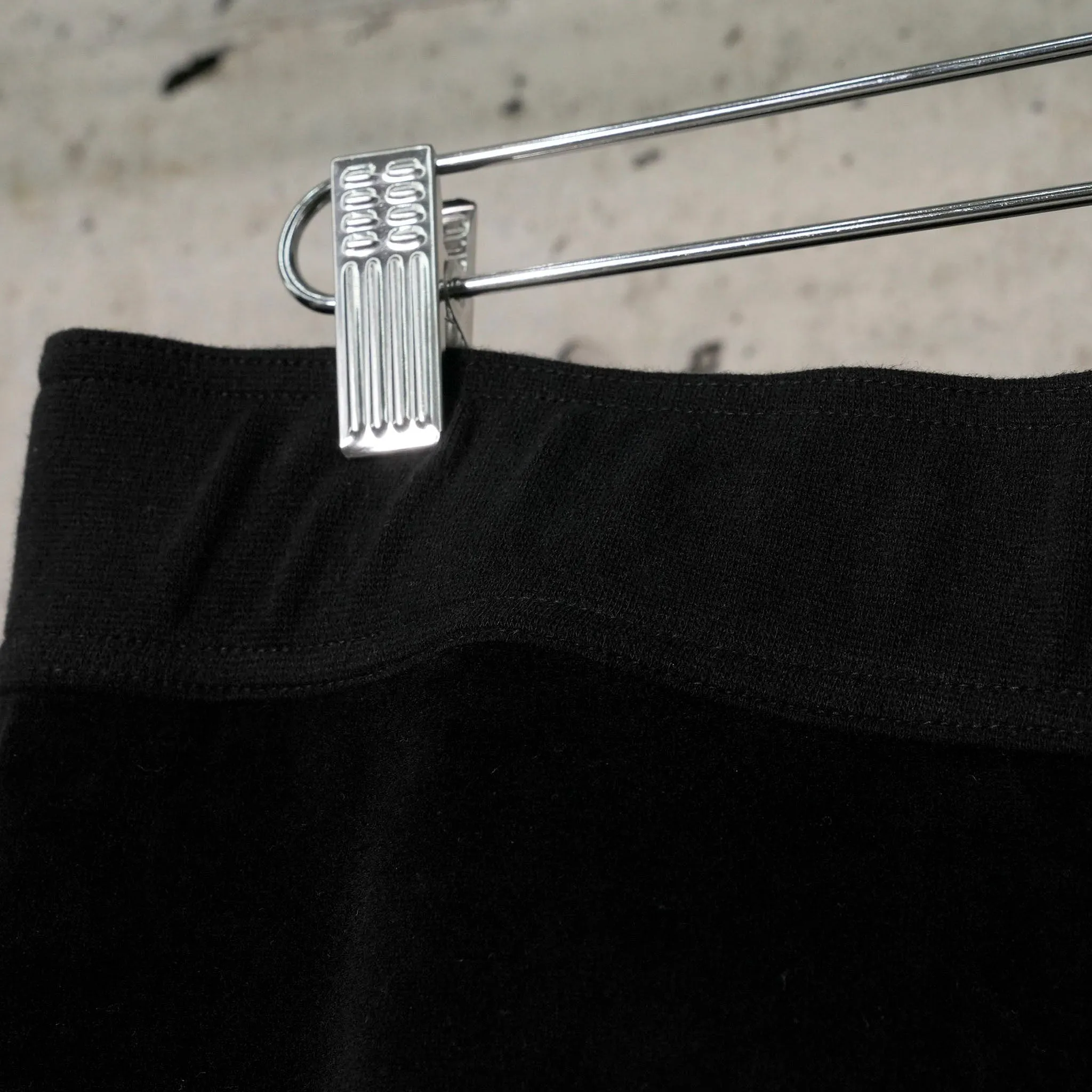VELOUR TRACK PANTS / BLACK