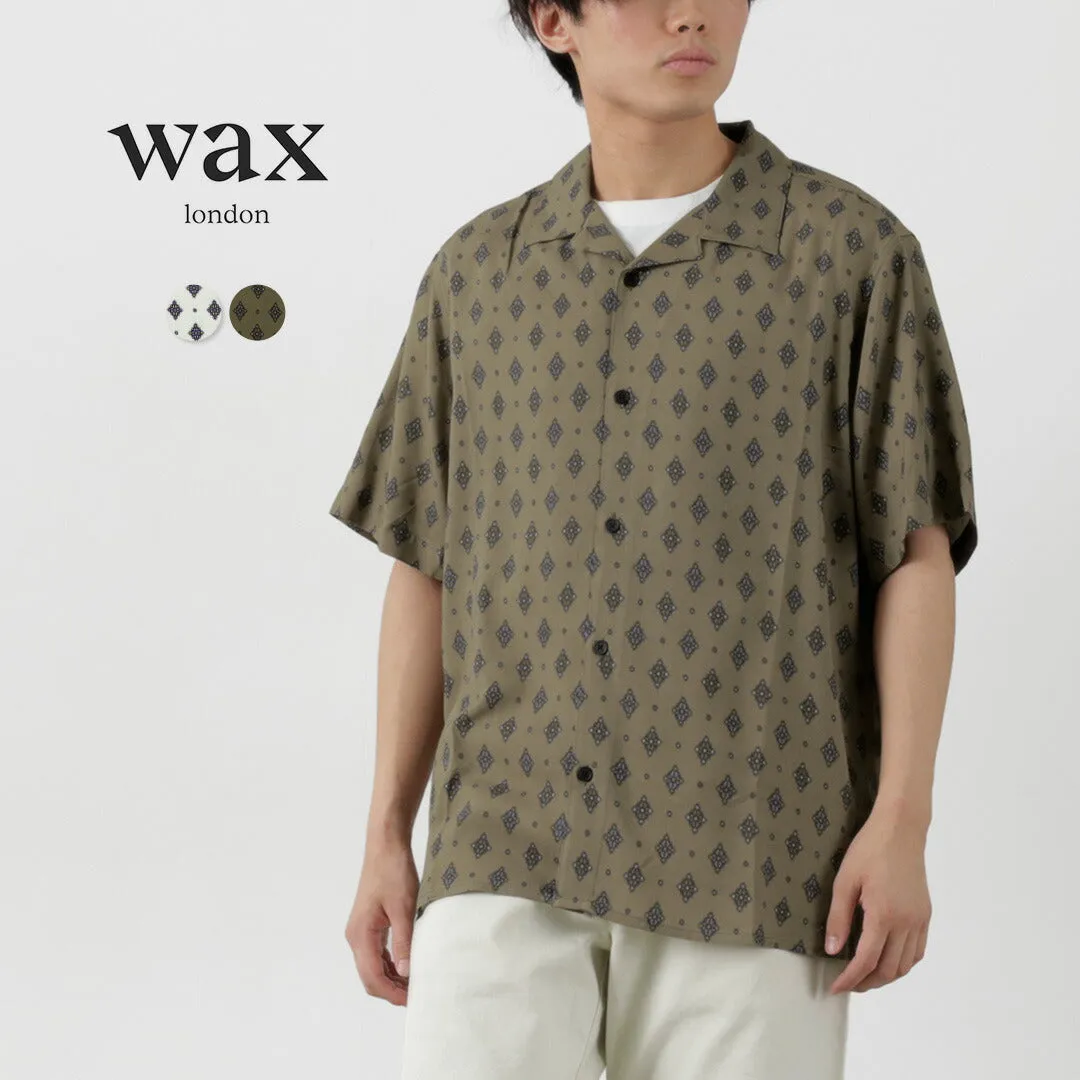WAX LONDON / Didcot Short Sleeve Shirt Ditsy Tile